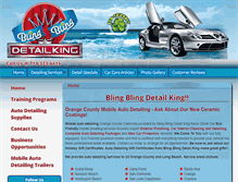 Tablet Screenshot of blingdetailking.com